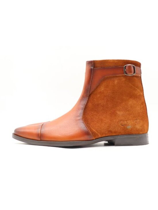 Carlos By Carlos Santana Boots Men\'s Size 11 Brown Leather Spirit Chelsea Ankle